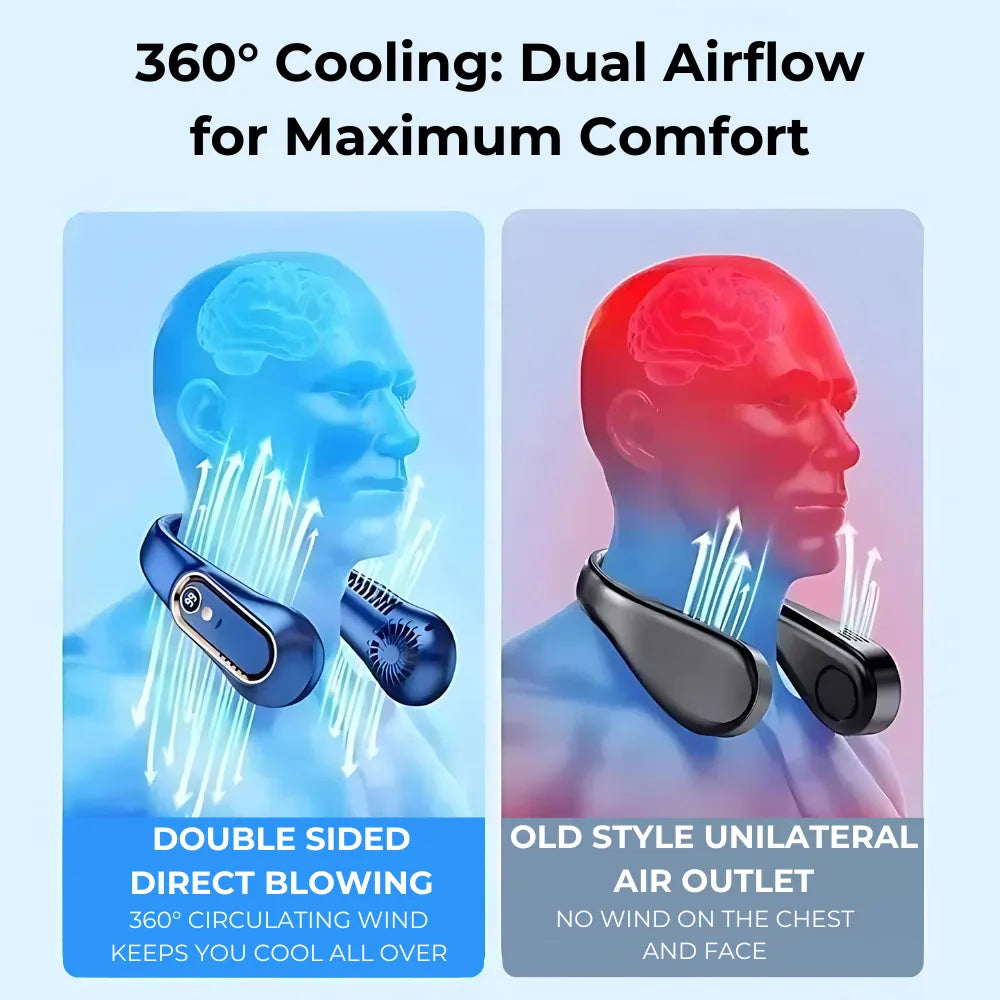 BreezeBuddy™ 5-Mode Cooling Neck Fan