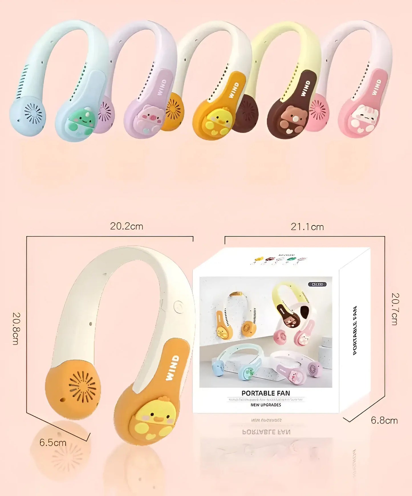FrostyFriends™ Portable Neck Fan Collection