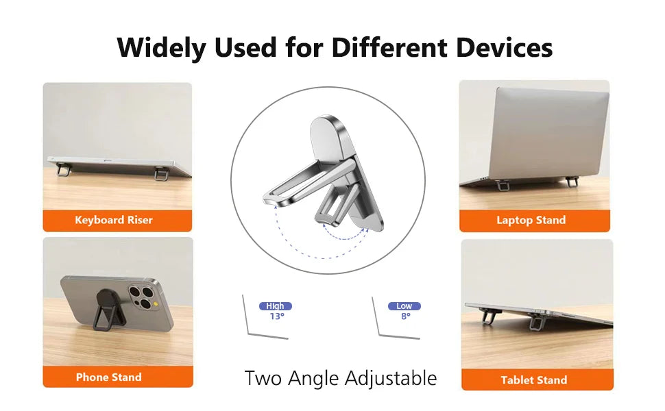 Mini Adjustable Laptop Stand - 2 Pack