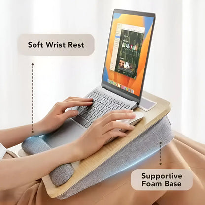 LuxeLap™ Pro - Portable Desk with Phone Slot & Handle