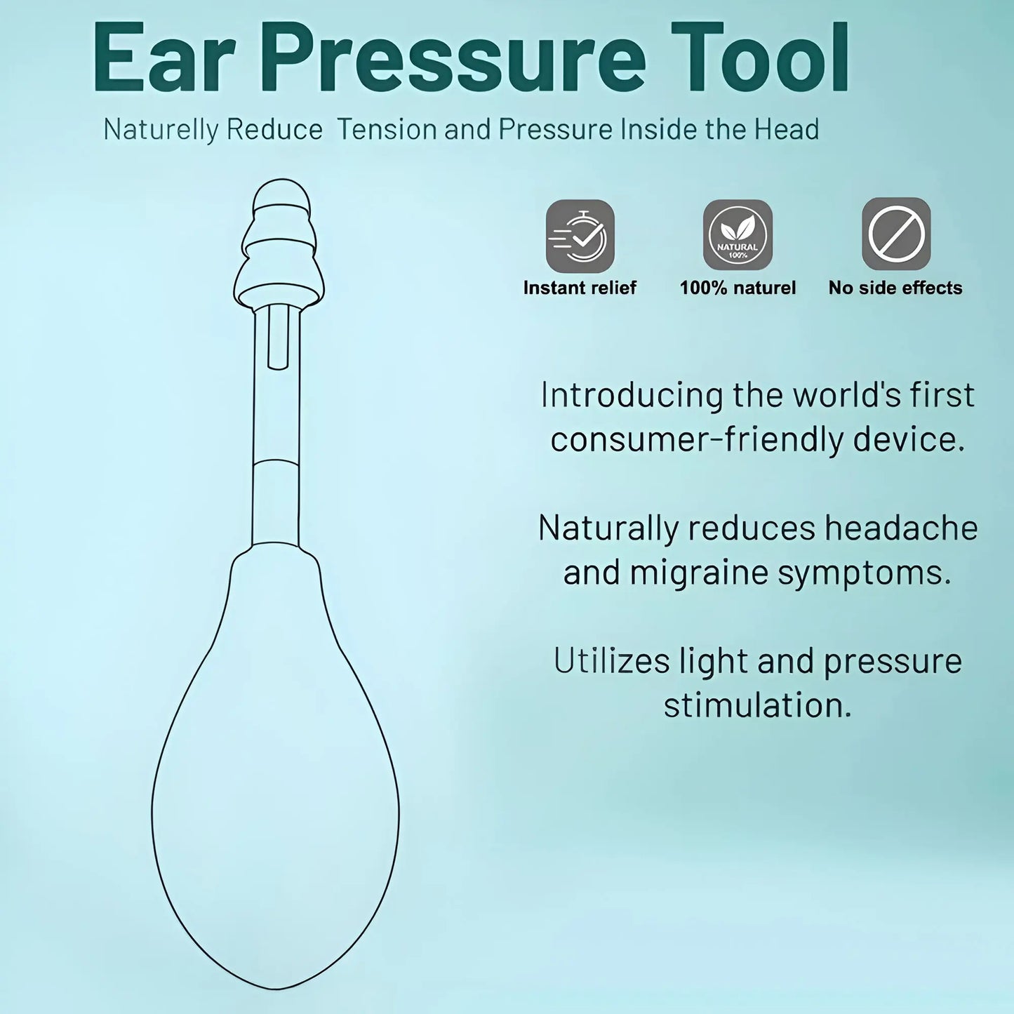 ReliefMate™ Ear Pressure Tool for Headache & Migraine Relief