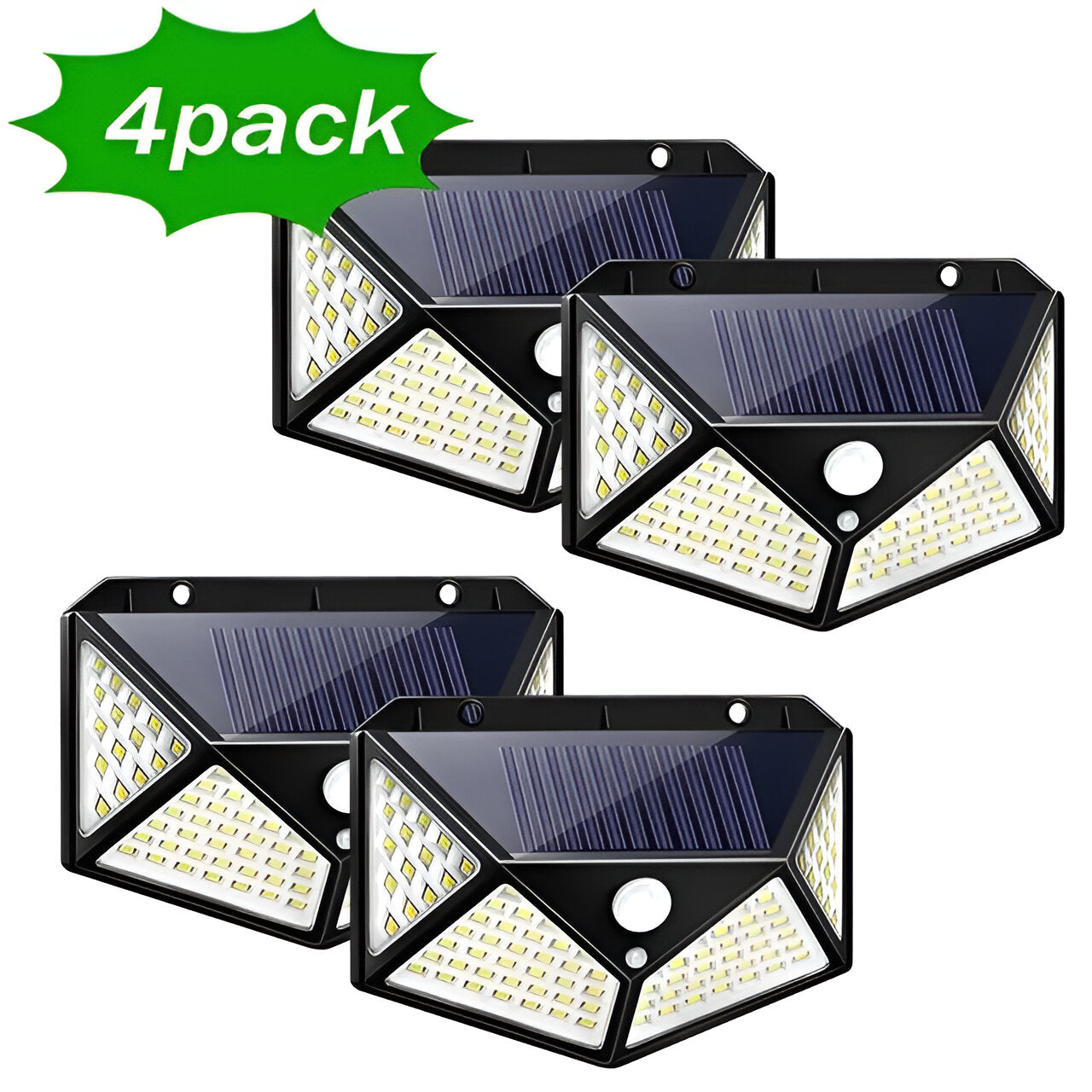 Solar-Powered LED Wall Light w/ Motion Sensor